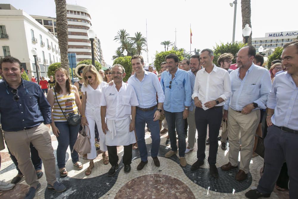 Pablo Casado suma al alcalde de Alicante y al presidente de la Diputación en su pugna por liderar el PP.
