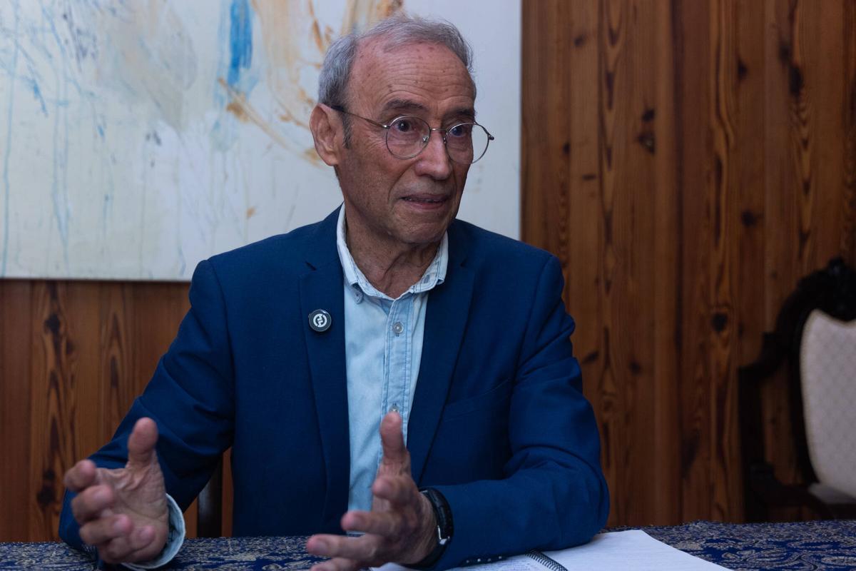 Ciprià Ciscar, durante la entrevista.