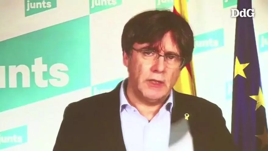 Puigdemont alerta que una victòria d'Illa és «un perill real»