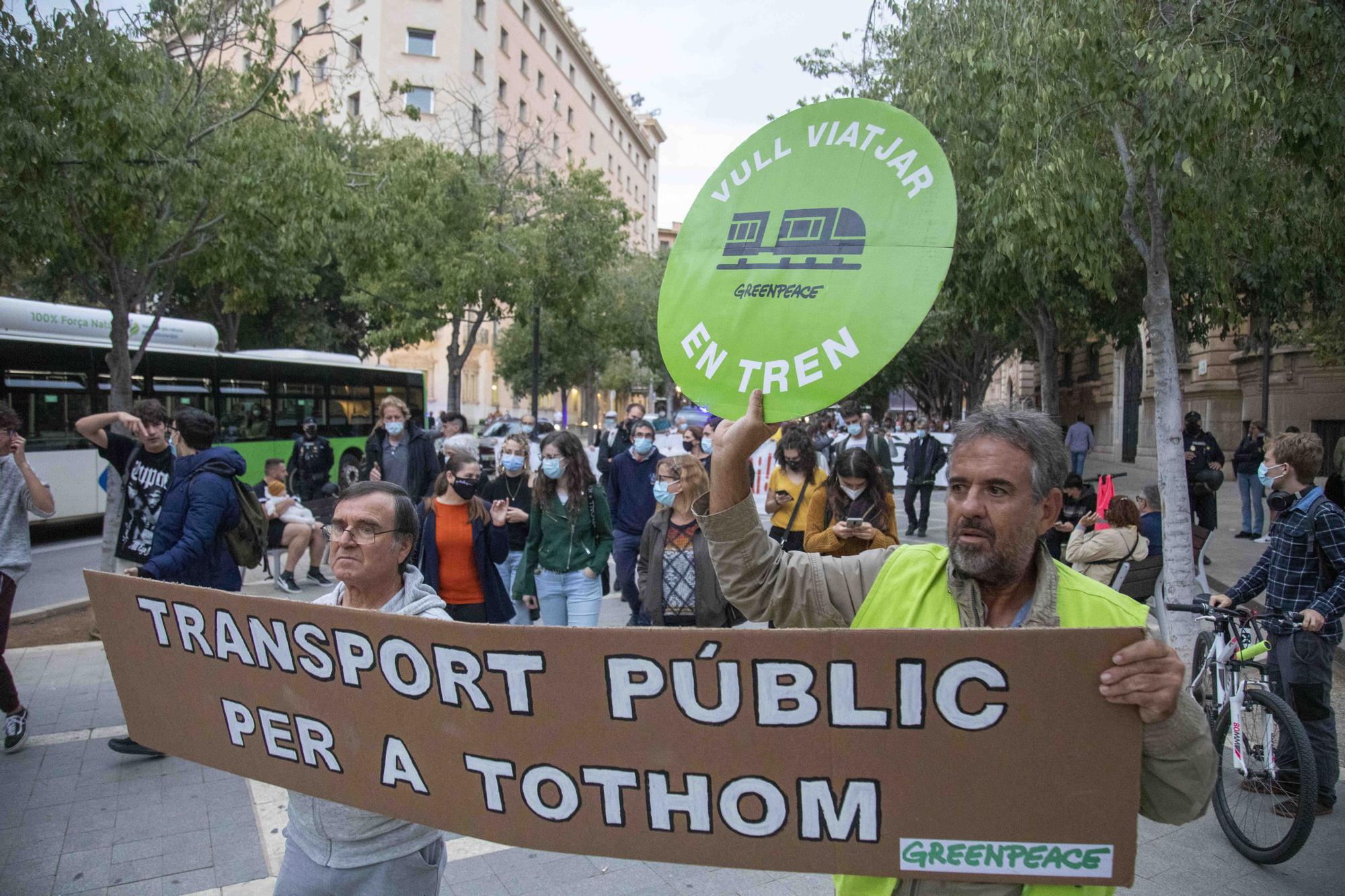 Manifestación juvenil en Palma: Contra la crisis, «justicia climática»
