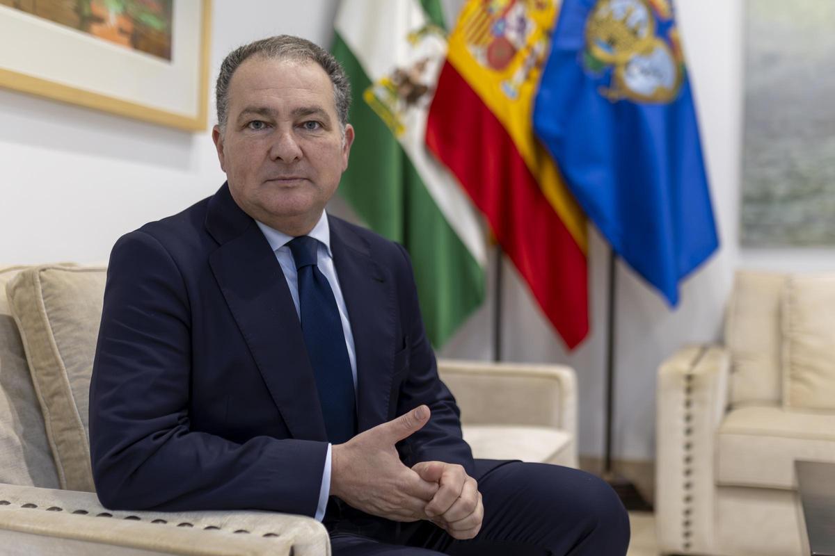 David Toscano, presidente de la Diputación de Huelva.