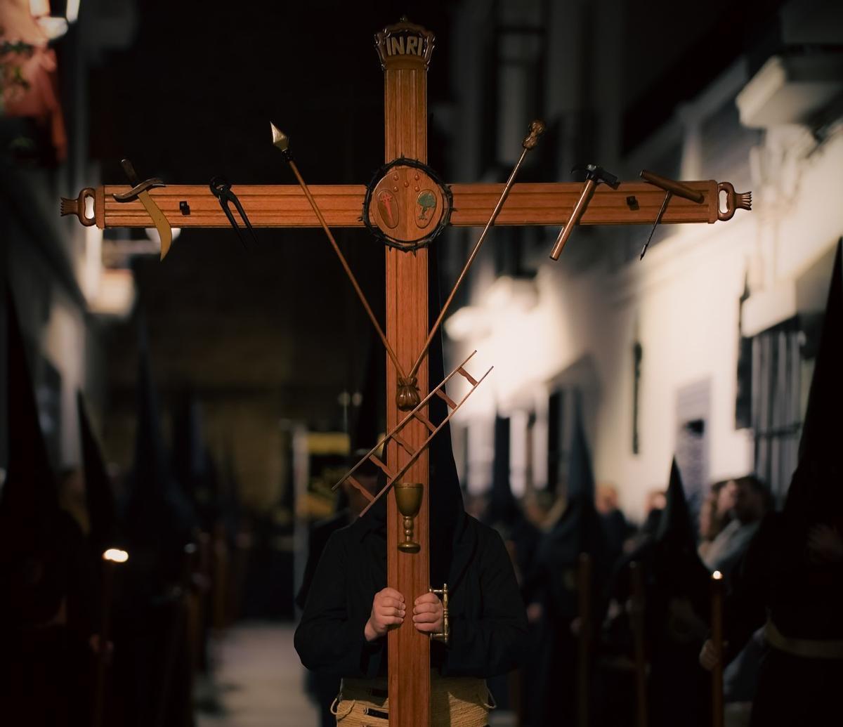 Imagen de solemnidad en la procesión del Silencio.