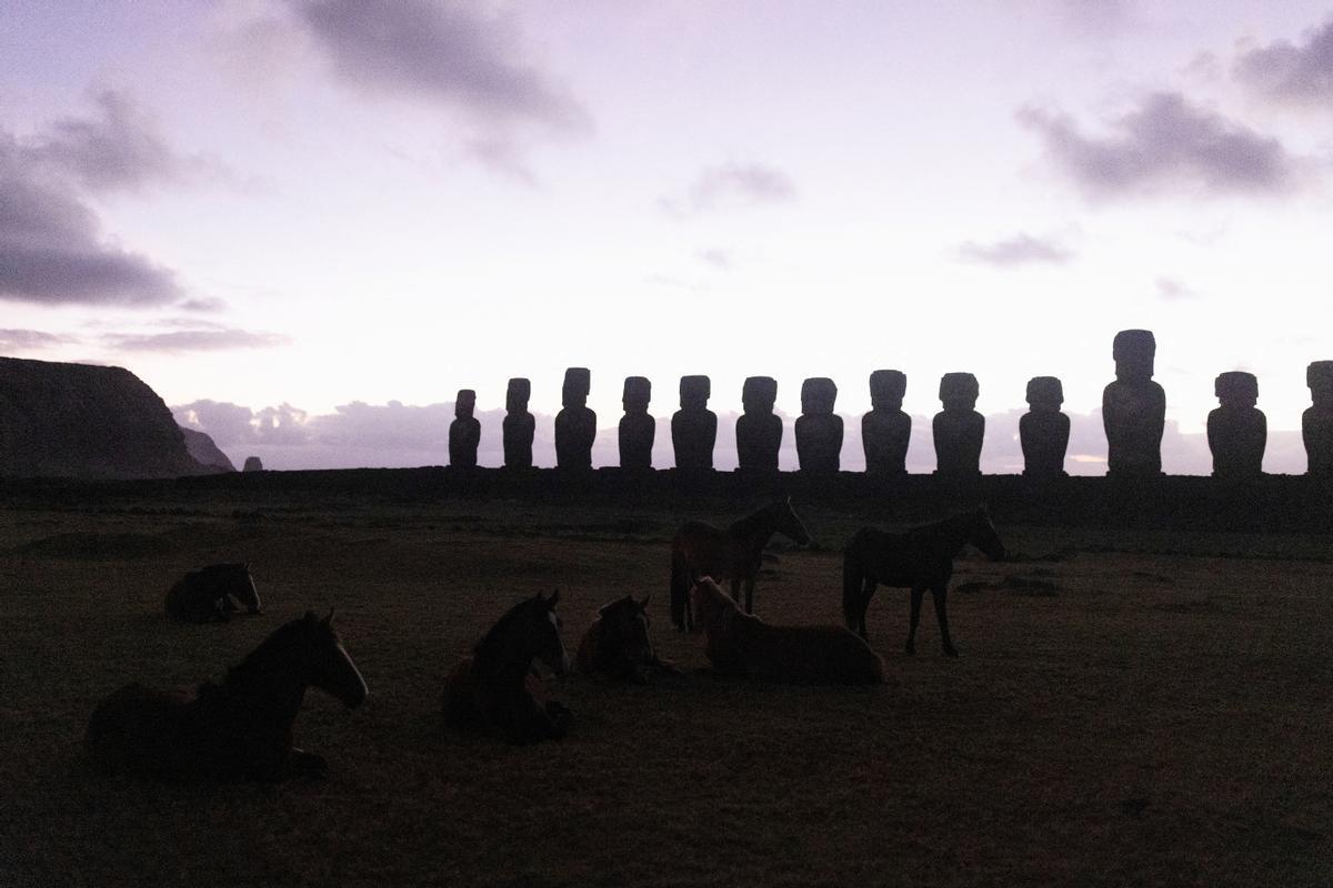 Descubierto un nuevo moai en la isla de Pascua