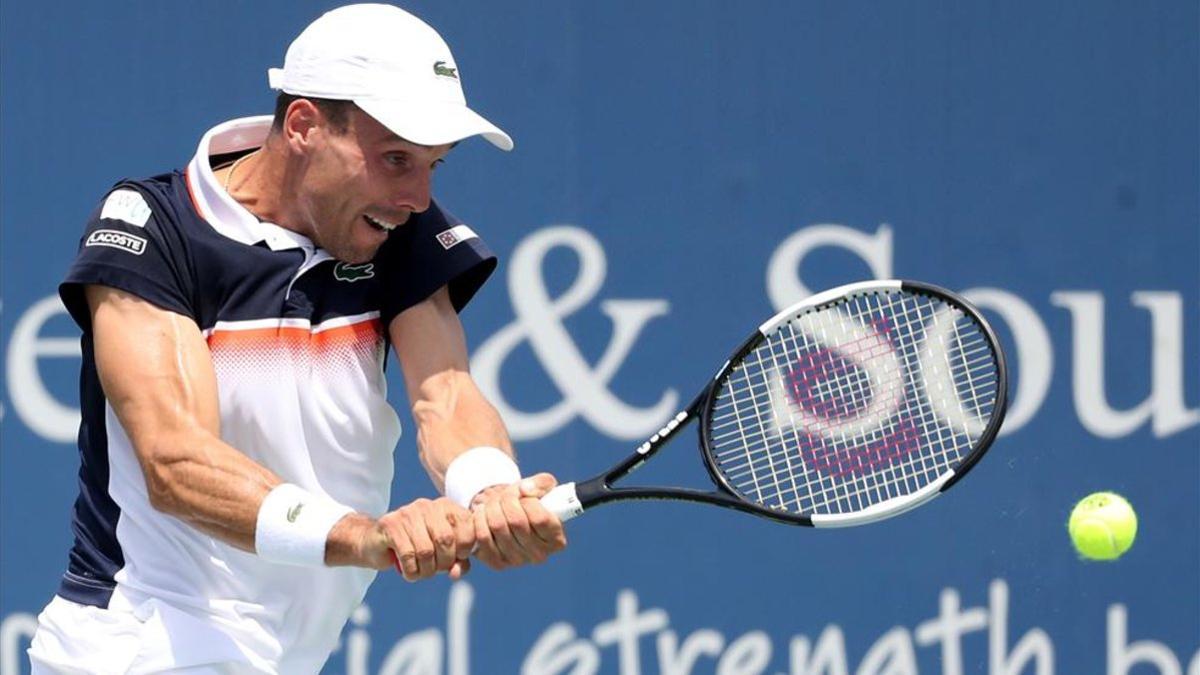 Bautista Agut durante su duelo con Gasquet