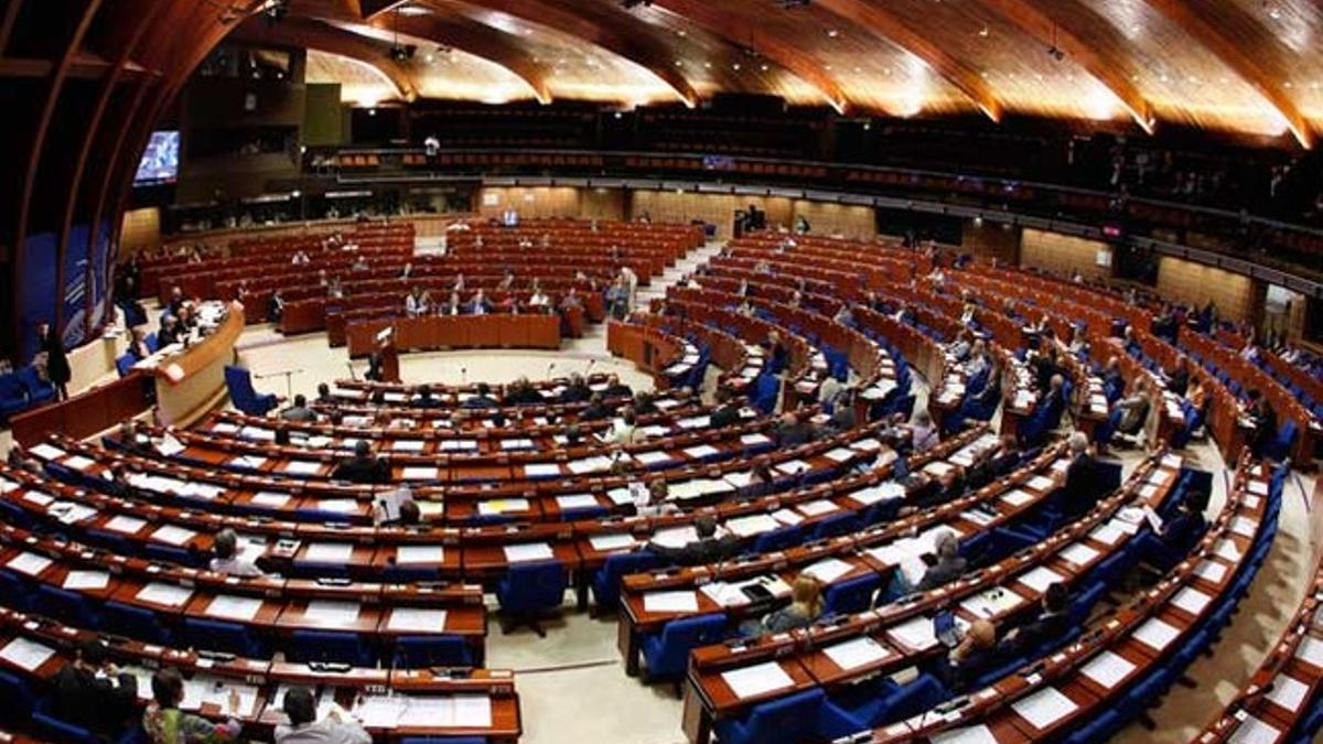 La Asamblea Parlamentaria del Consejo de Europa durante un debate en Estrasburgo.