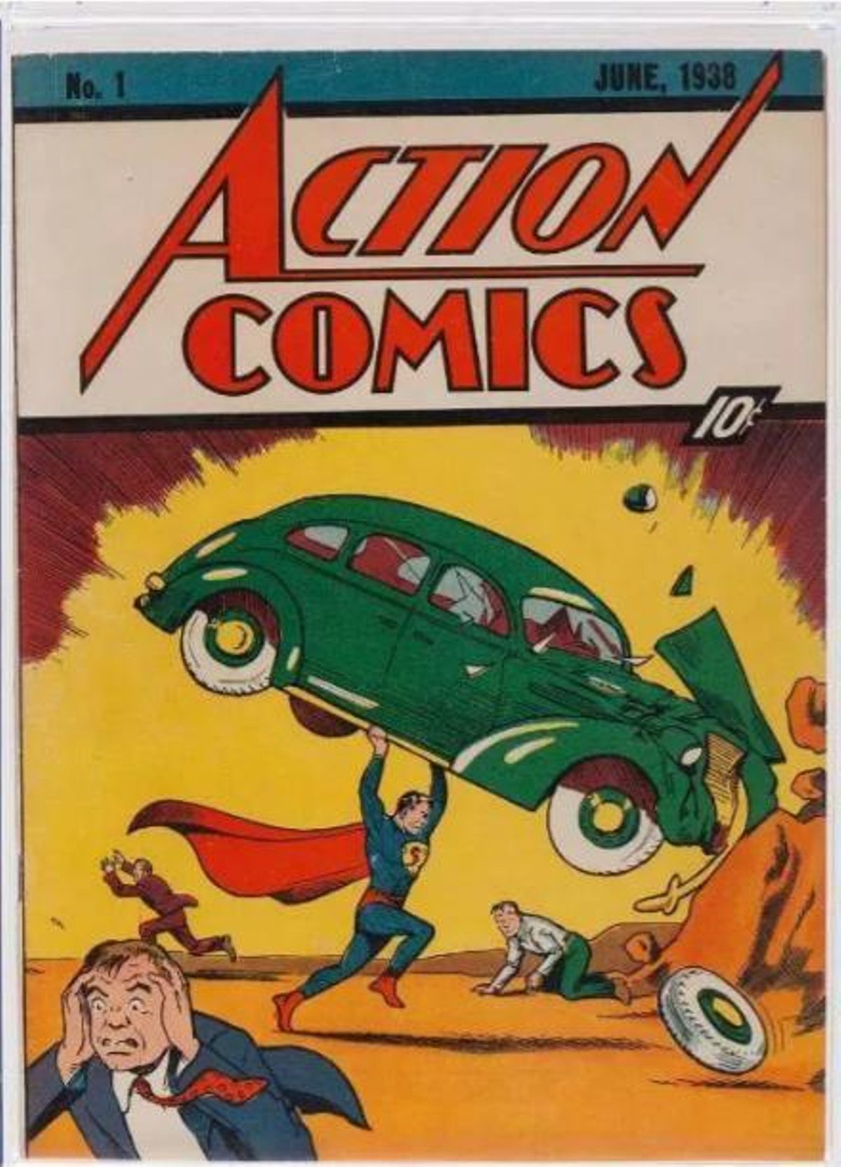 Primer còmic on apareix Superman el 1938