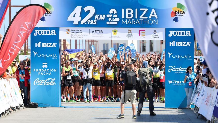 El Santa Eulària Ibiza Marathon, en imágenes