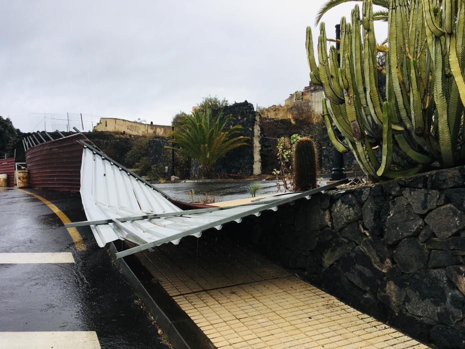 El norte de Tenerife vivió episodios de fuertes lluvias.