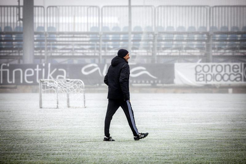 Entrenamiento del 13 de enero del Real Zaragoza