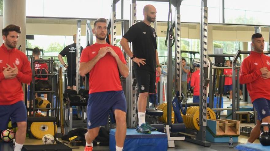 Entrenament de pretemporada a Manchester.