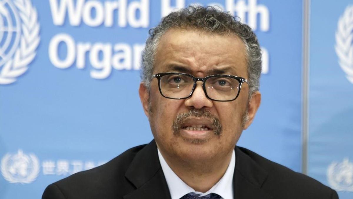 El director general de la OMS, Tedros Adhanom Ghebreyesus.