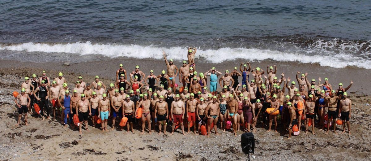 Nadadores de la travesía