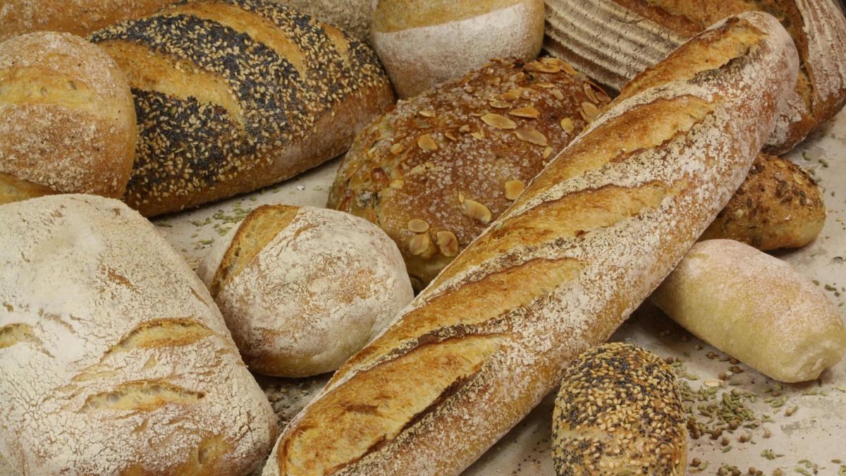 Varios tipos de pan.