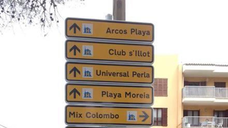 Nueva señalización de playas y hoteles