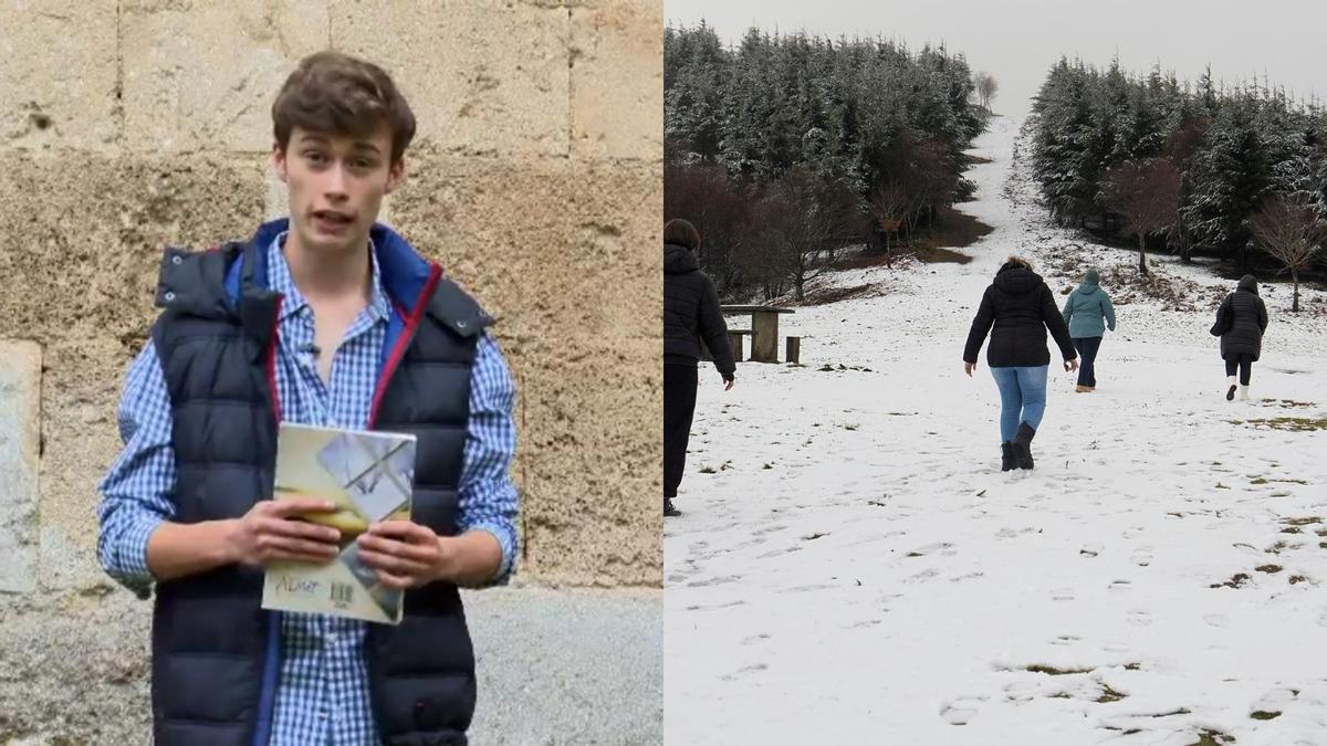 Jorge Rey alerta de la llegada de nevadas en cotas bajas