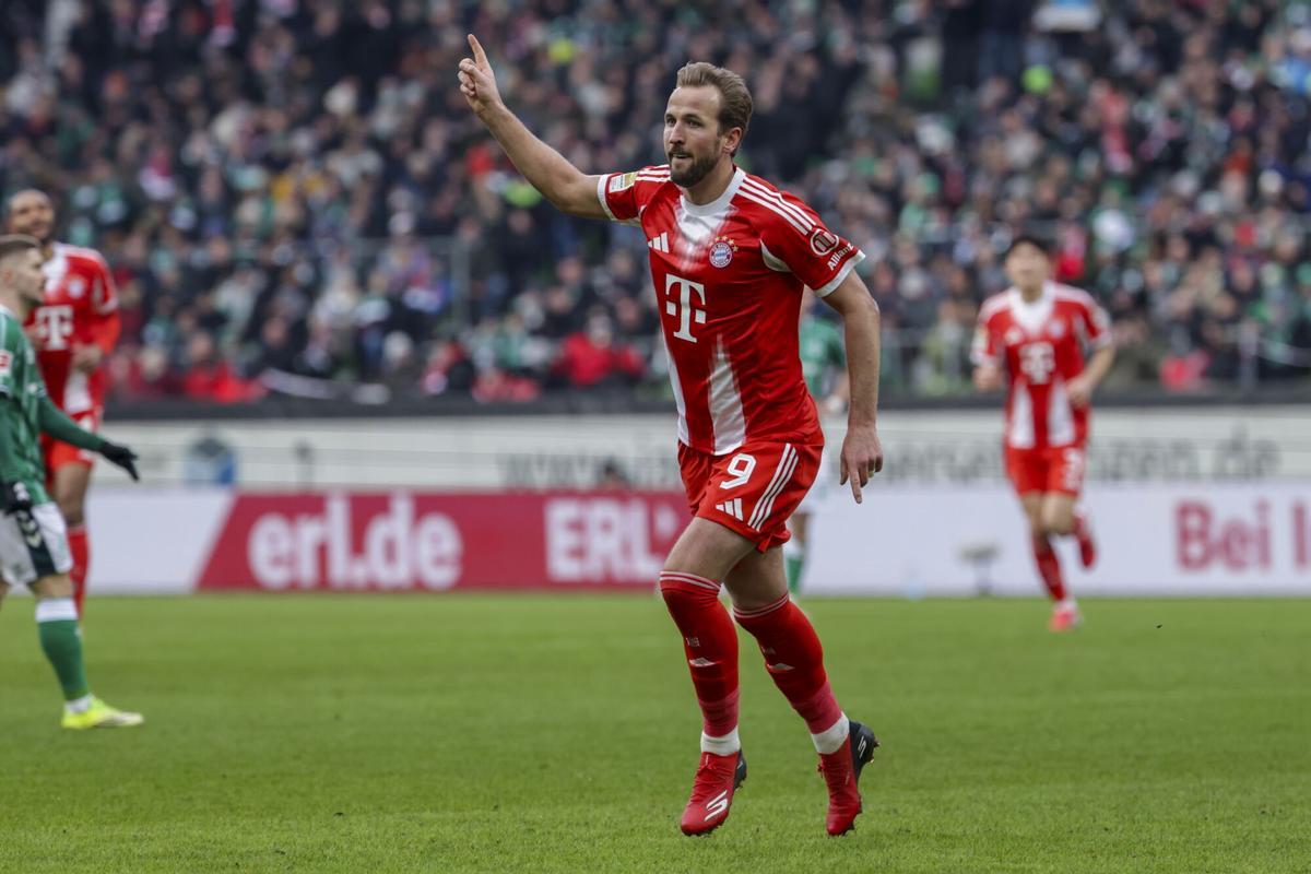 Harry Kane es el gran goleador del Bayern de Múnich