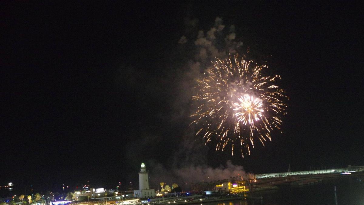 Fuegos de inicio de la Feria de Málaga 2026