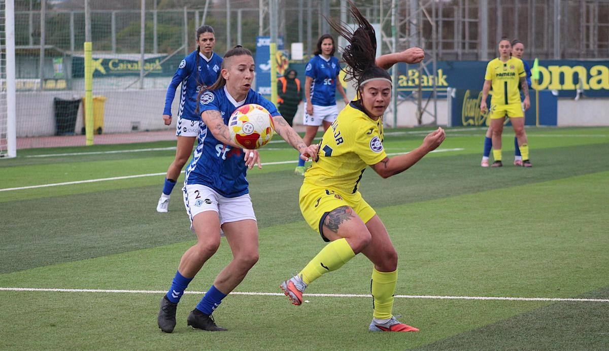 El dominio de las chicas del Villarreal no se pudo transformar en gol.