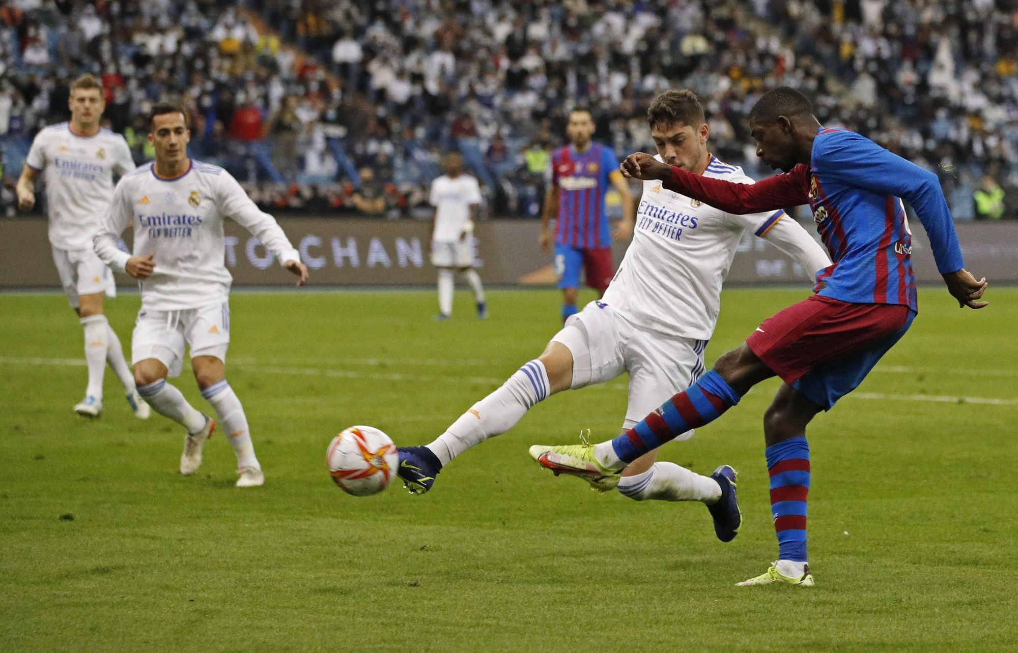 Clásico entre Real Madrid y Barça