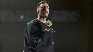 Rels B durante un concierto en México.