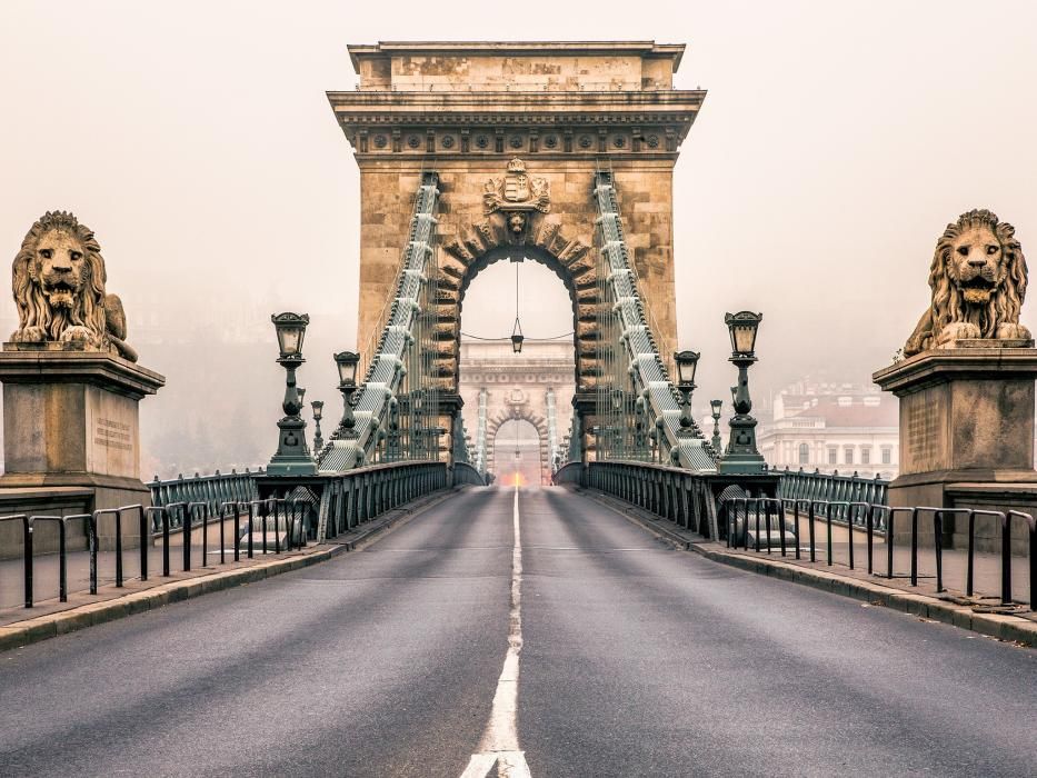 Puente de las Cadenas, en Budapest