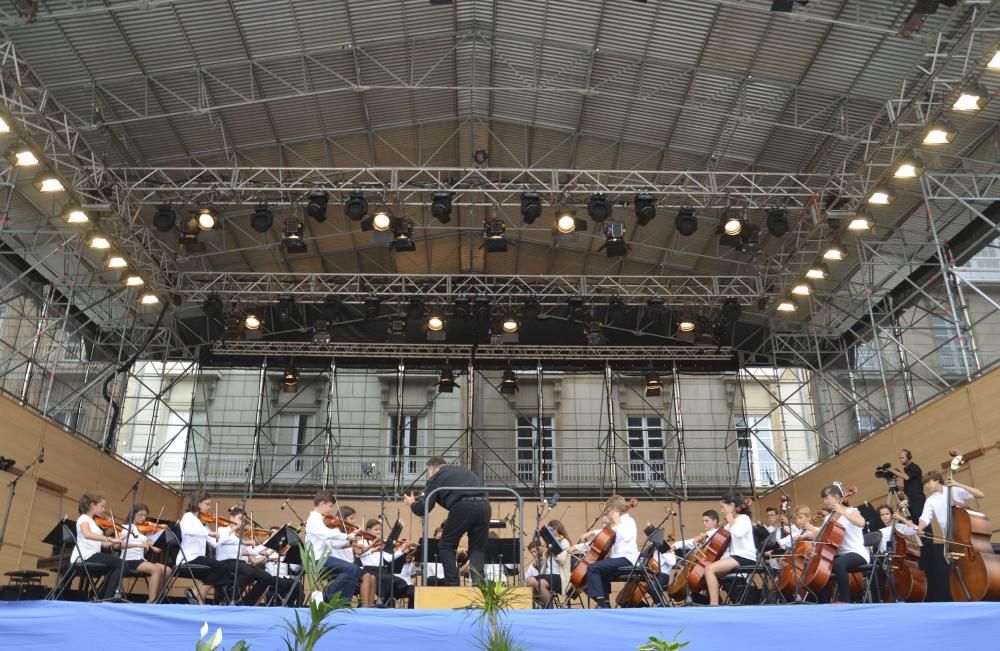 La Orquesta de Niños de la OSG, en María Pita