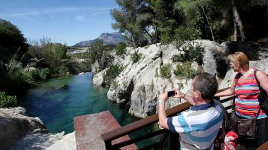 Callosa estudia replantar el «arboretum» en  las Fuentes del Algar