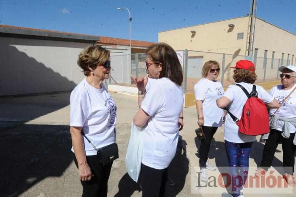 Marcha contra la violencia de género en La Aljorra