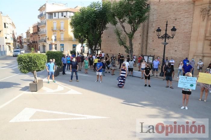 Totana protesta ante su vuelta a la fase 1