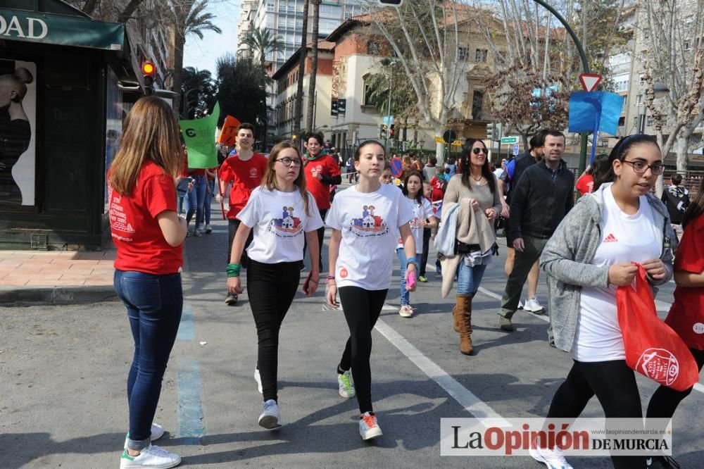 Marcha solidaria de Jesús-María por Haití