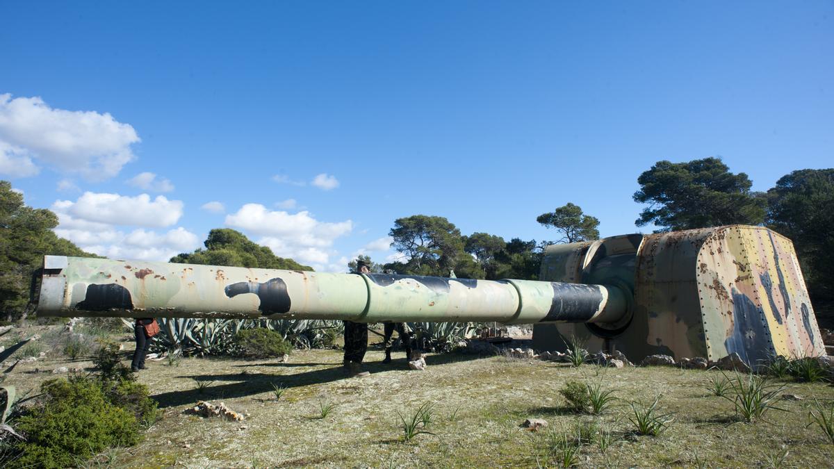 Auch eine alte Kanone befand sich bei einem Besuch des &quot;Diario de Mallorca&quot; noch auf dem Gelände in Cap Blanc.