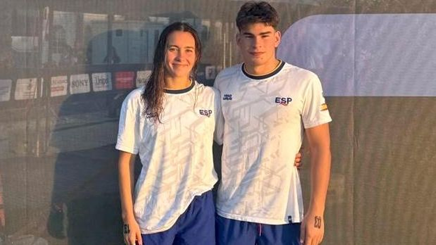 Sensaciones positivas para Paula Otero y Mateo García en Cerdeña