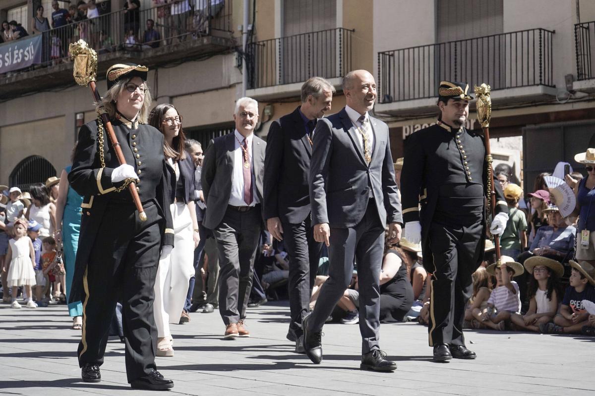La imatgeria ha generat una gran expectació durant el diumenge de Festa Major de Manresa