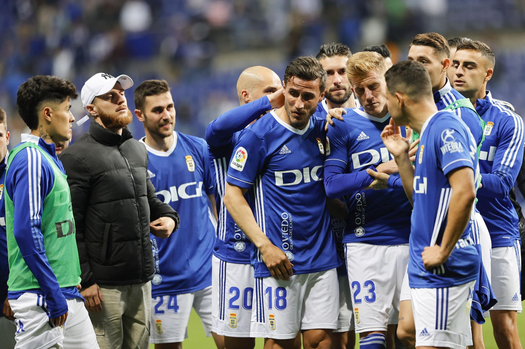 El partido del Oviedo ante el Ibiza, en imágenes