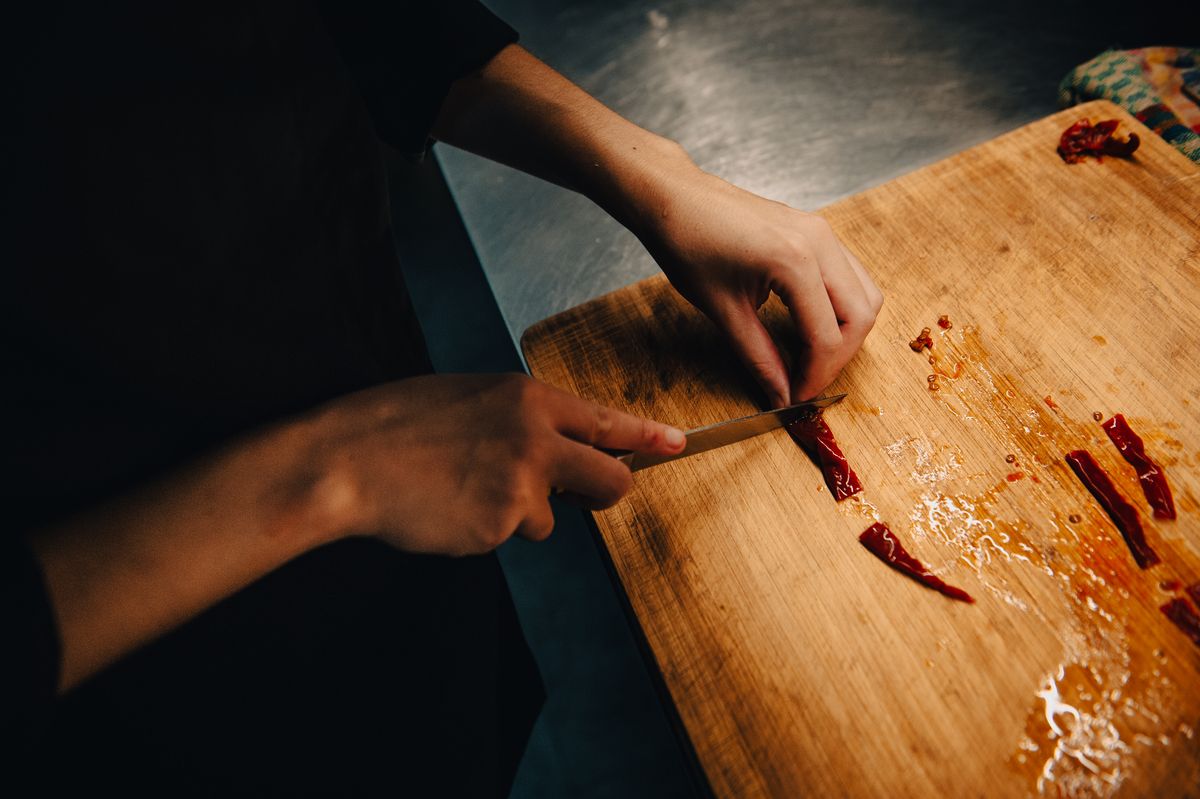 Así es y esto se come en el restaurante Open de Alicante