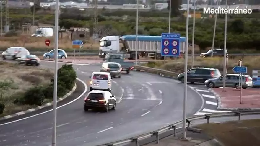 El fin del caos en la macrorrotonda de la AP-7 en Castelló: avances en la obra para acabar con los atascos