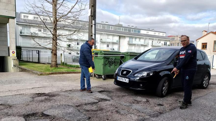 «Aquí parece que houbo un bombardeo»