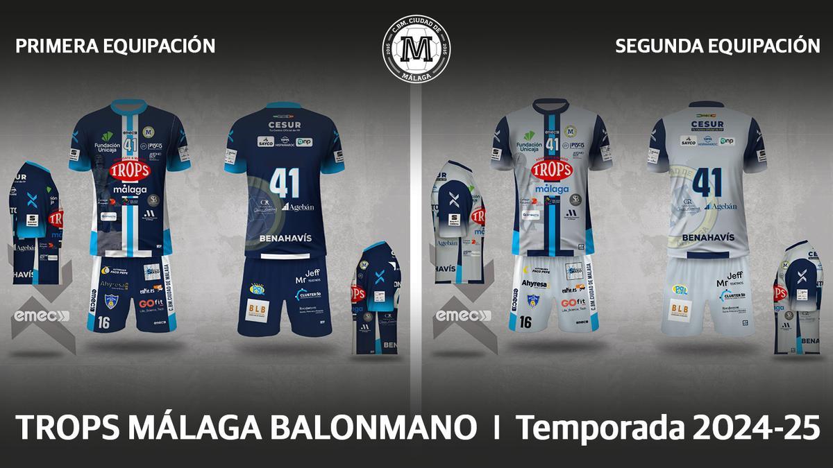 El Trops Málaga presenta sus equipaciones