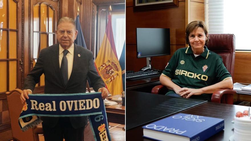La porra de Alfredo Canteli y Carmen Moriyón para el derbi asturiano: "Que gane el mejor y que ese sea..."