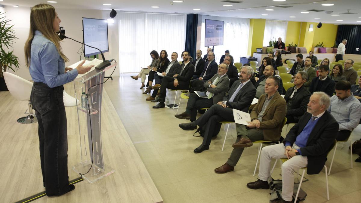 Ángela Pumariega, en la inauguración de las jornadas.