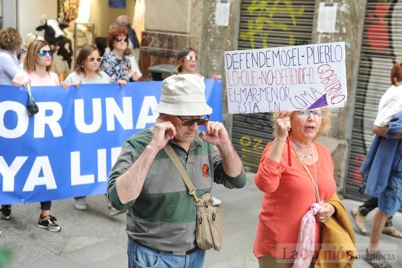 Los lodos del Mar Menor llegan a Murcia