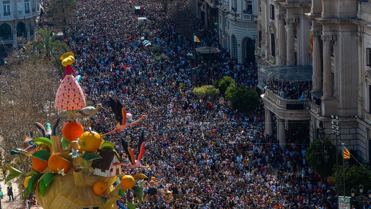 El lleno absoluto fue la norma de los días grandes de las Fallas 2023