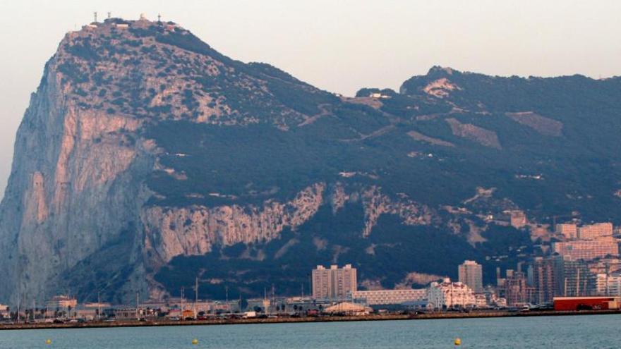 El peñón de Gibraltar.