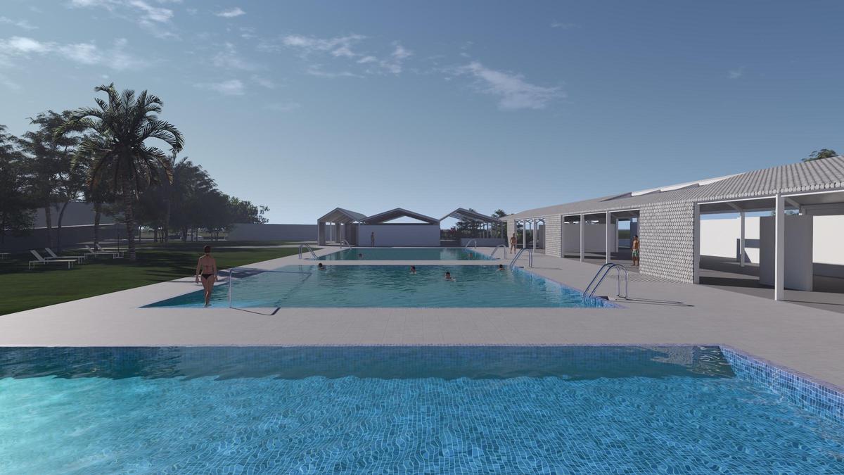 Las nuevas piscinas municipales se construirán junto al Pabellón Félix Candela.