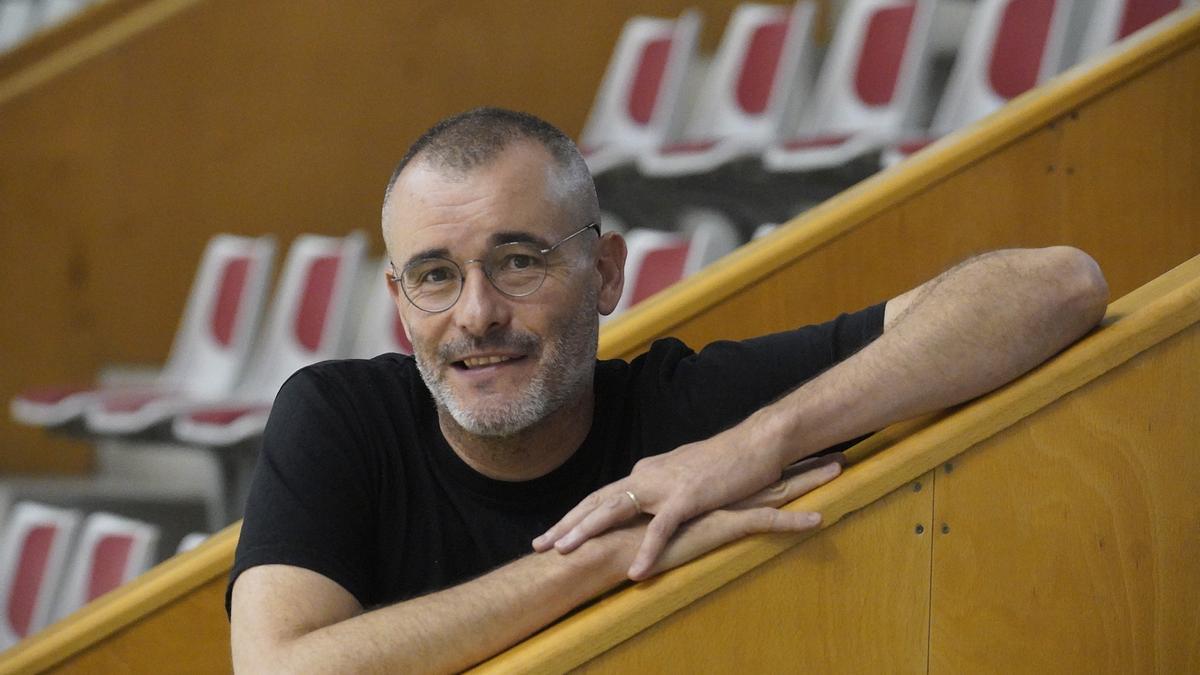 El director esportiu del Bàsquet Girona, ahir a Fontajau.
