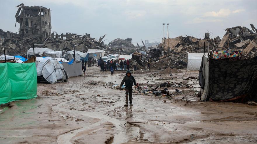 Un fuerte temporal se ceba con Gaza y causa al menos 12 muertos, dos de ellos bebés