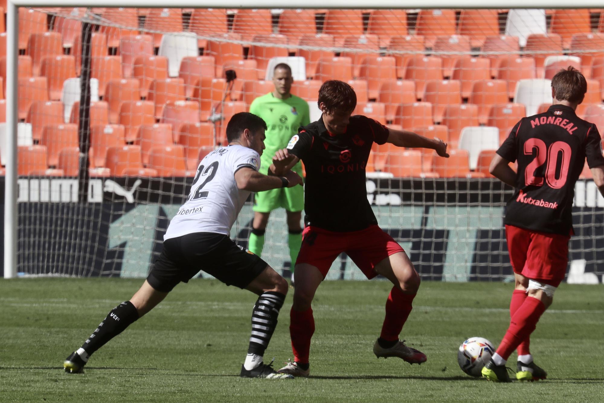 Las imágenes del empate entre el Valencia CF y la Real Sociedad