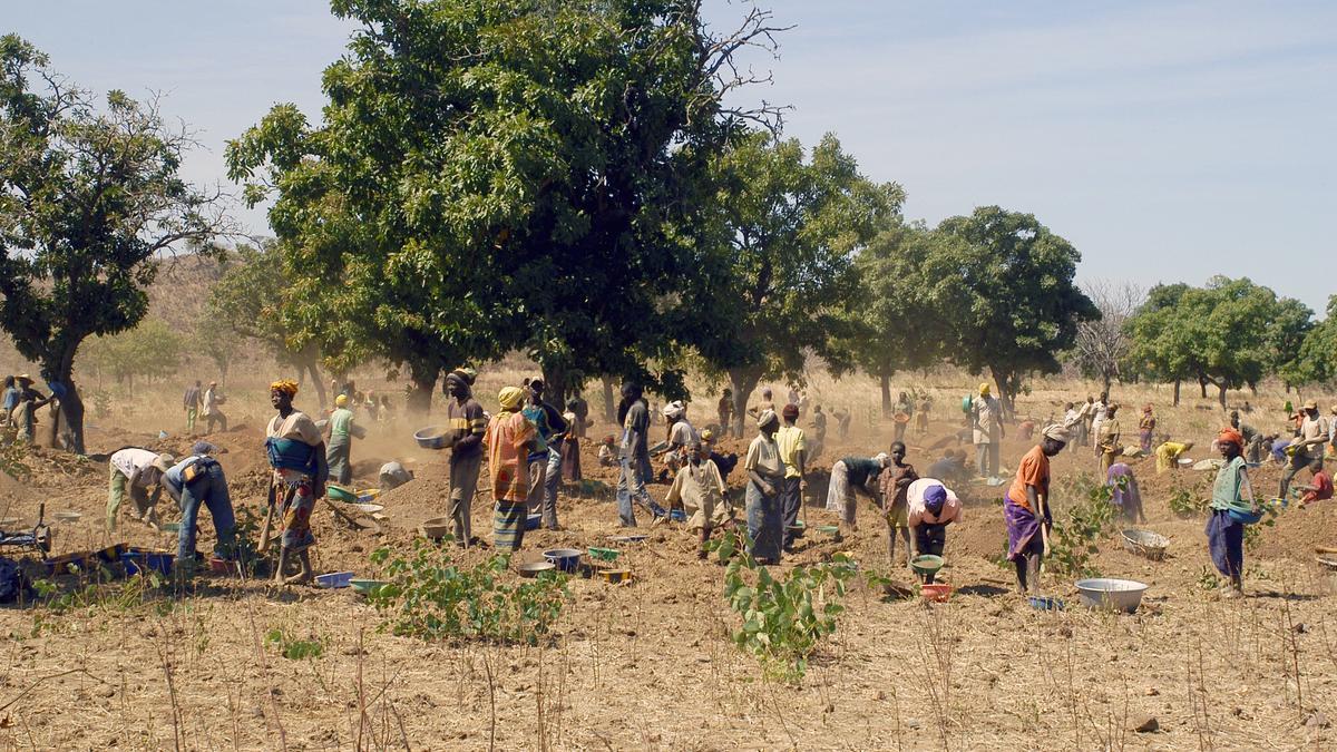 Explotación minera en Burkina Faso, en una imagen de archivo.