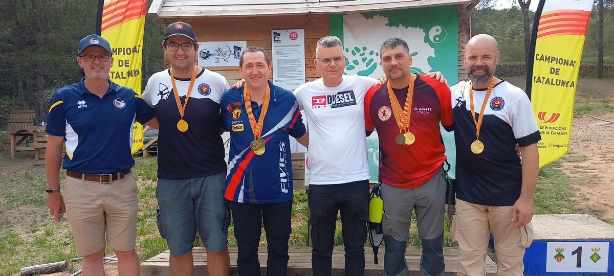 Fotografia de grup amb els guanyadors de les diferents modalitats