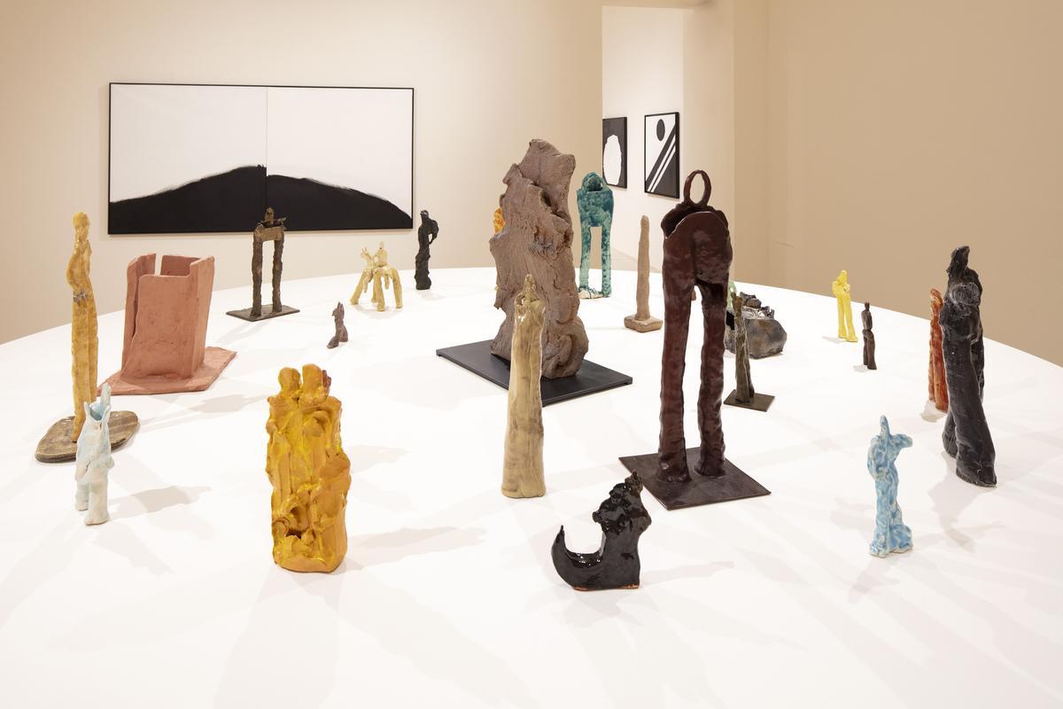 Exposición de Simone Fattal en el MOMA.